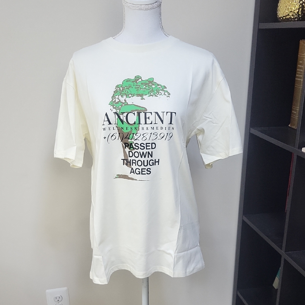 ATOIR /LARA Worthington Cotton Ancient Wellness Short Sleeve T-shirt